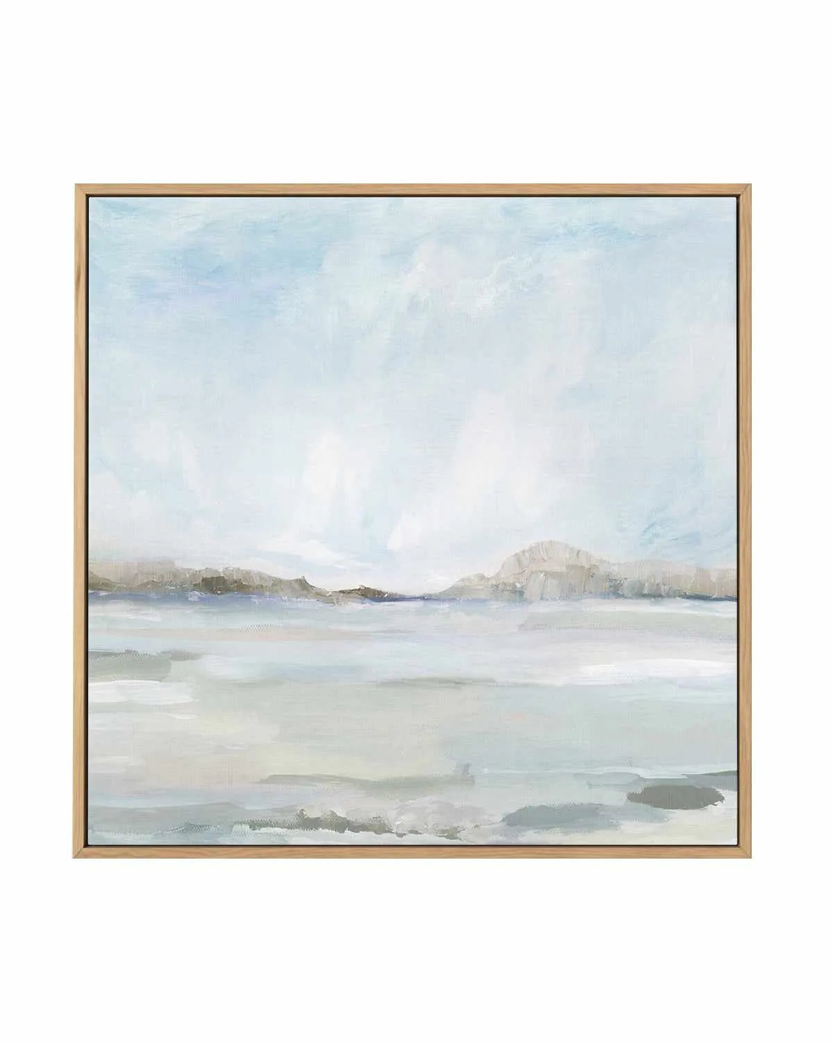 Calm Coastal | Framed Canvas Art Print from Olive et Oriel where you can shop wallpaper and artworks online