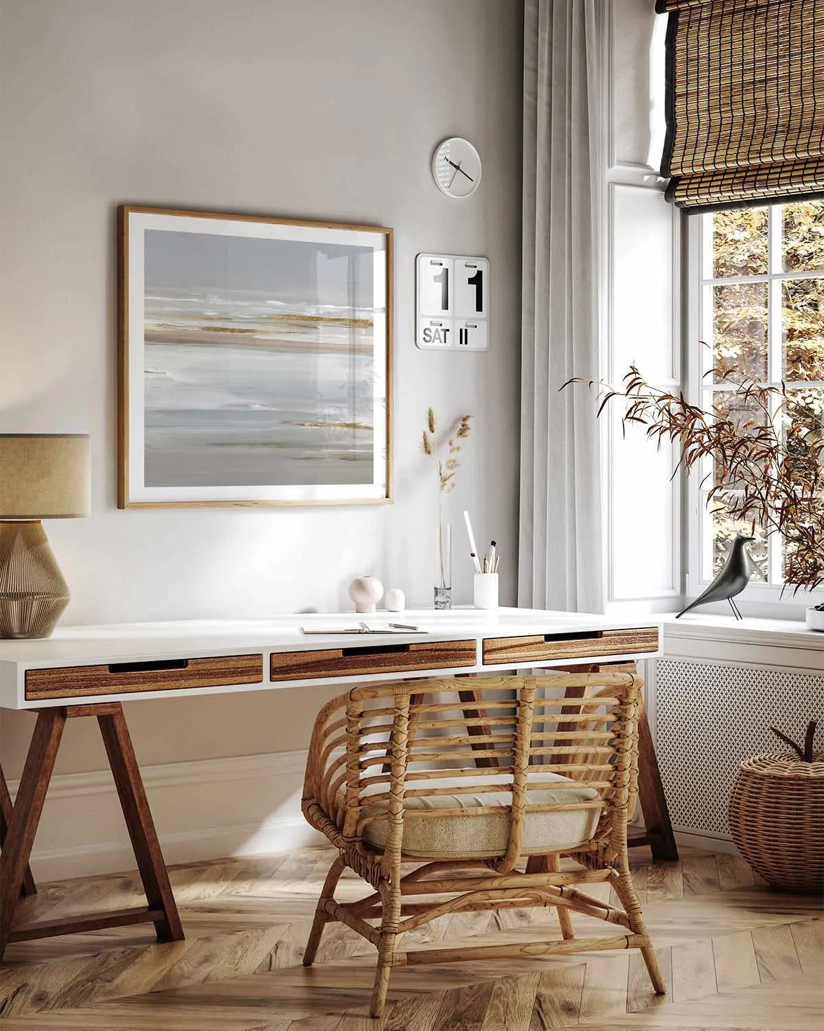 Calm Day II Art Print from Olive et Oriel where you can shop wallpaper and artworks online