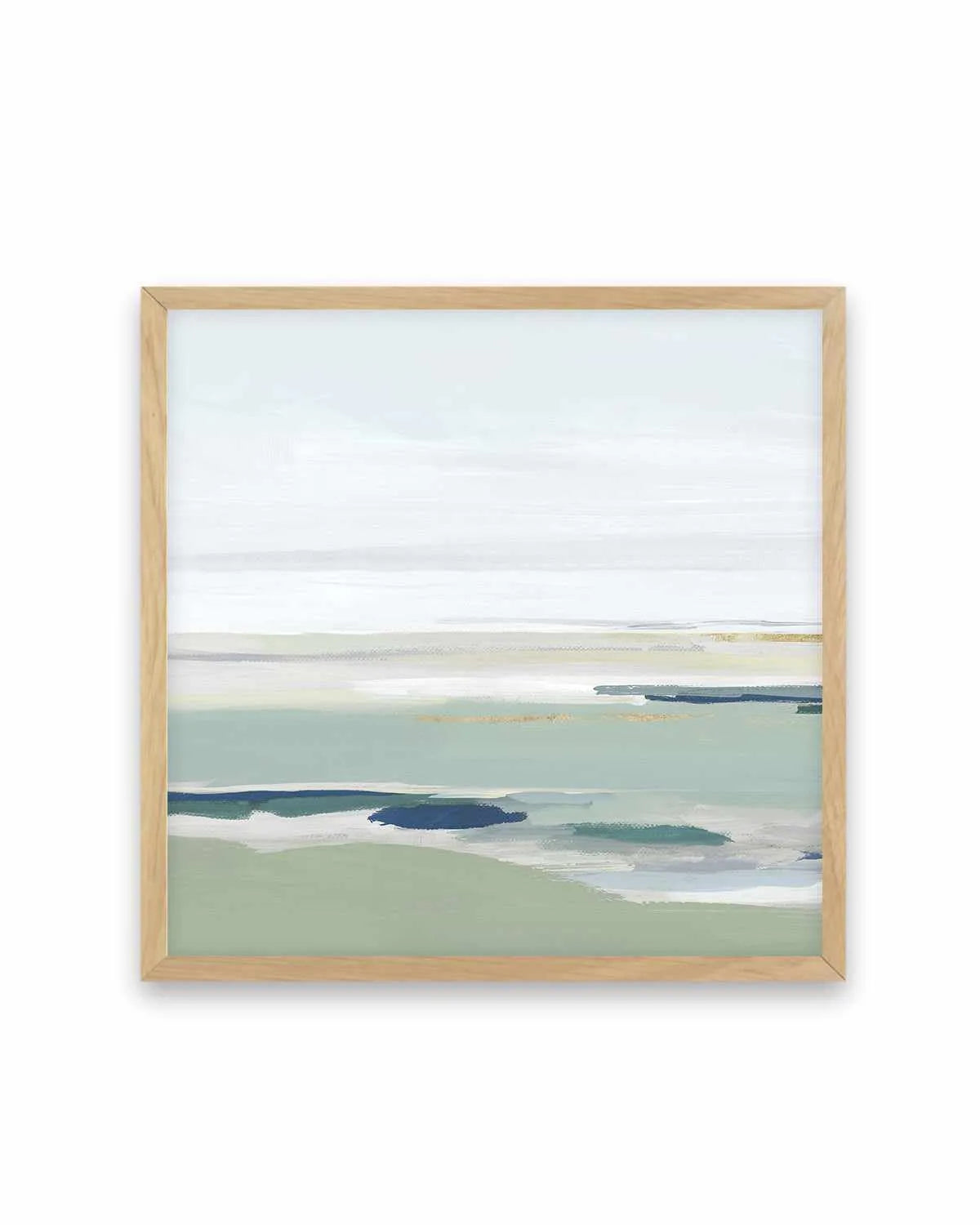 Calm Green Left SQ Art Print from Olive et Oriel where you can shop wallpaper and artworks online
