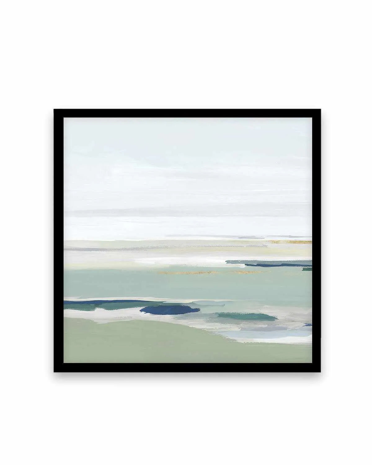 Calm Green Left SQ Art Print from Olive et Oriel where you can shop wallpaper and artworks online