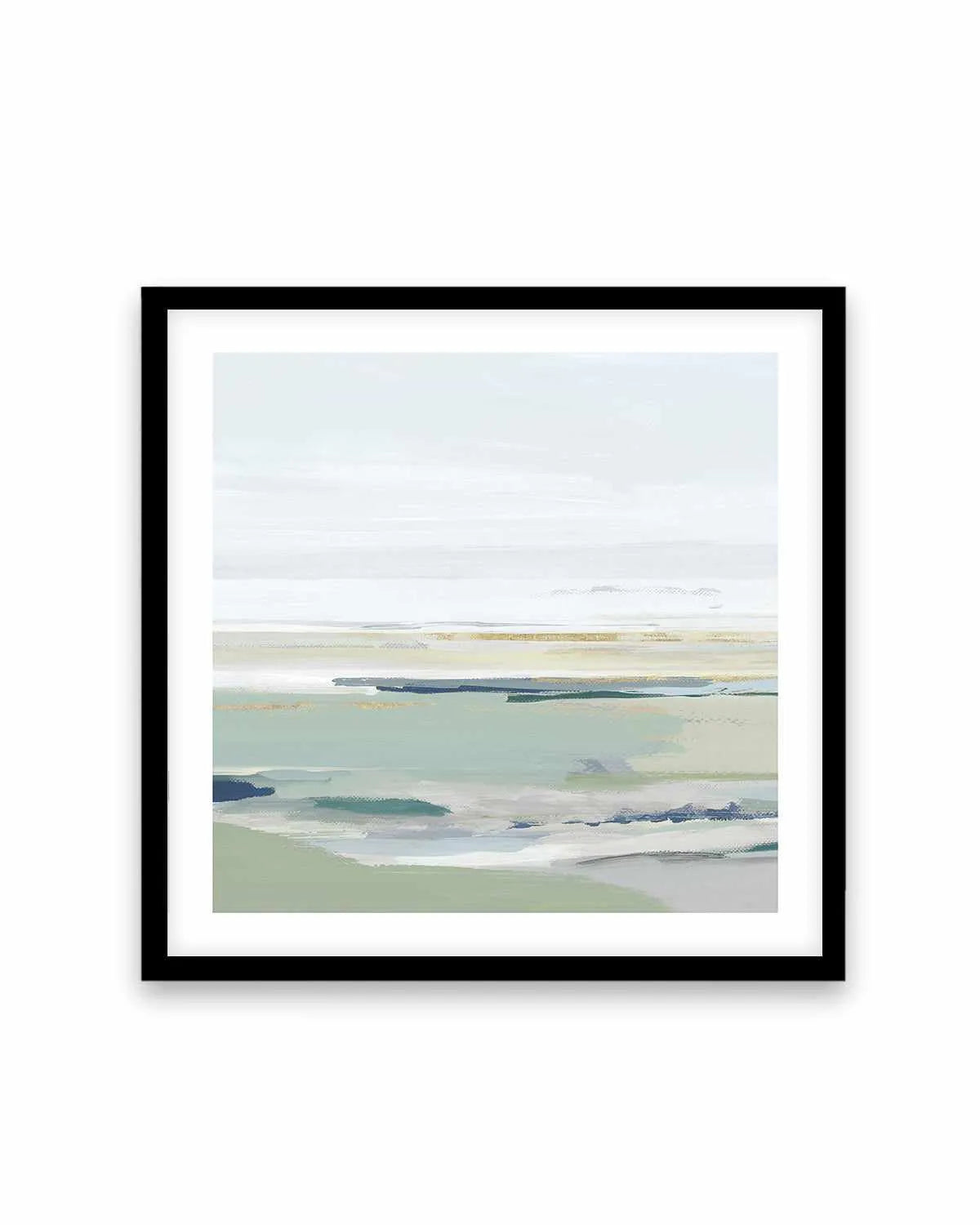 Calm Green Right SQ Art Print from Olive et Oriel where you can shop wallpaper and artworks online