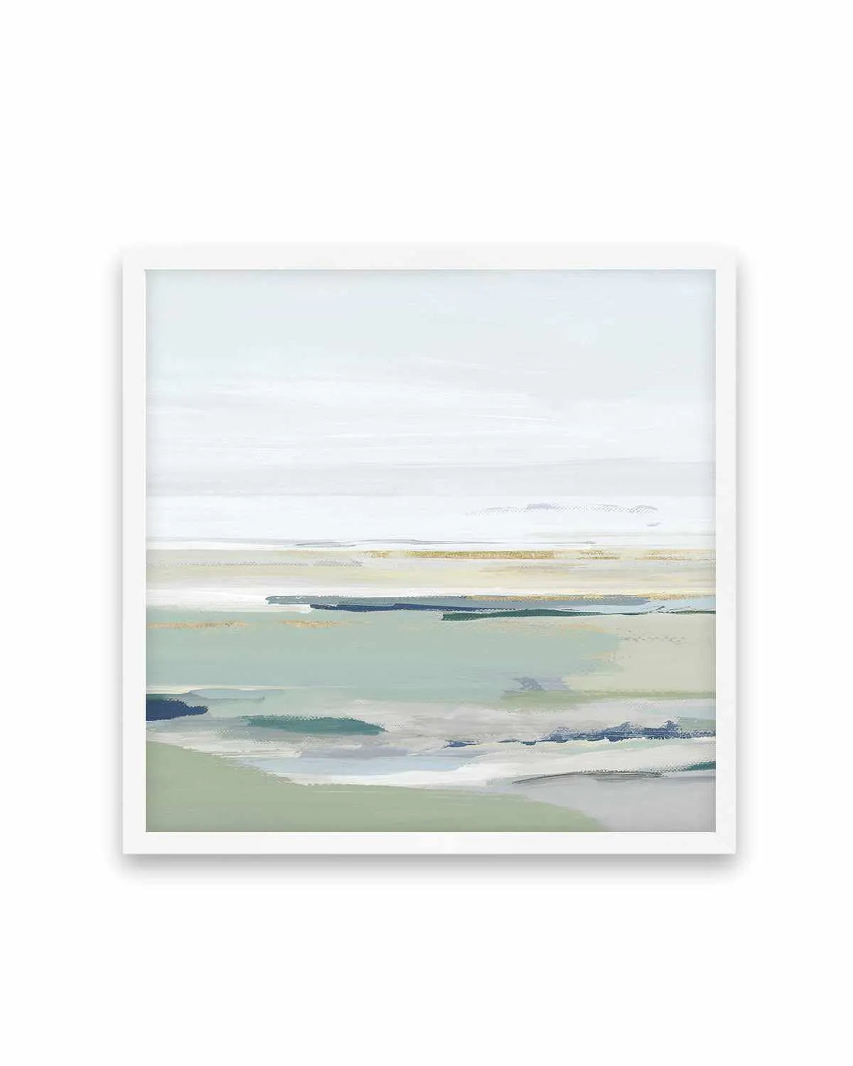 Calm Green Right SQ Art Print from Olive et Oriel where you can shop wallpaper and artworks online