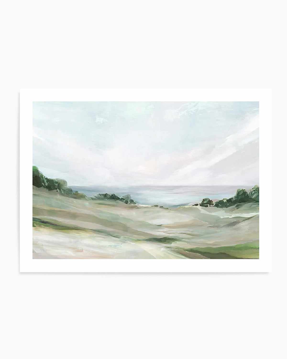 Calm Hill Art Print