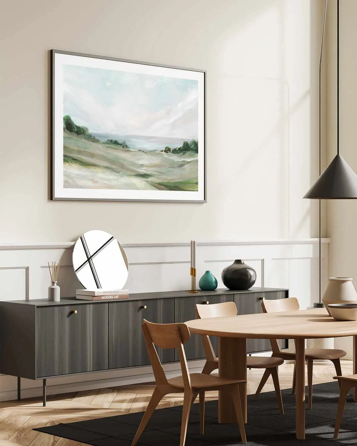 Calm Hill Art Print from Olive et Oriel where you can shop wallpaper and artworks online