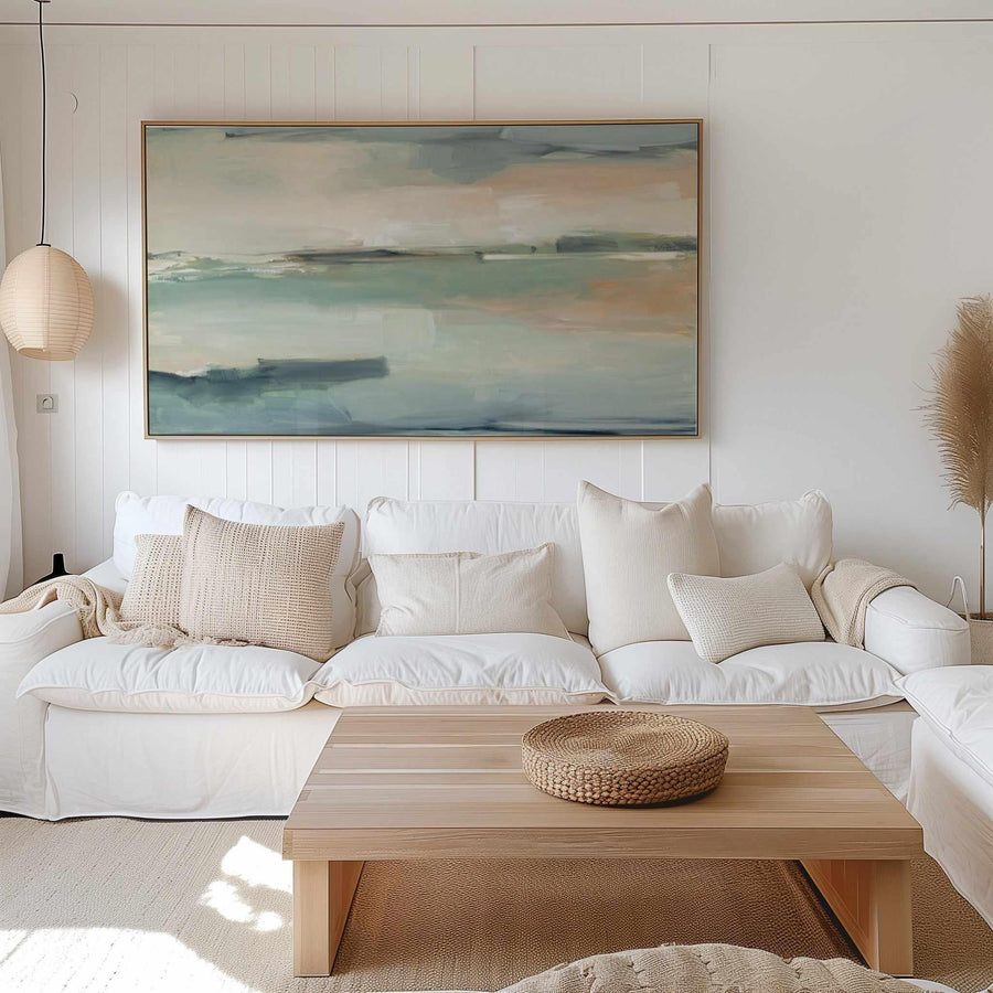 Calm Waters | Panoramic Canvas Art Print from Olive et Oriel where you can shop wallpaper and artworks online