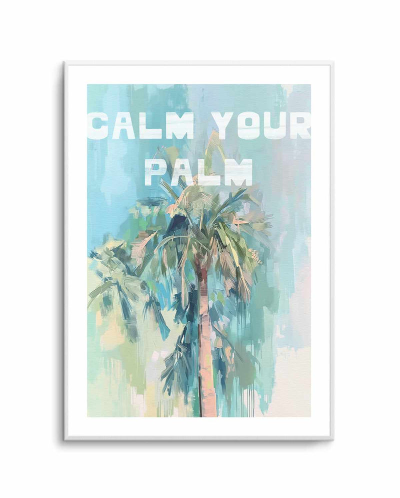 Calm Your Palm I | Art Print from Olive et Oriel where you can shop wallpaper and artworks online