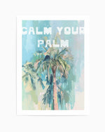 Calm Your Palm I | Art Print