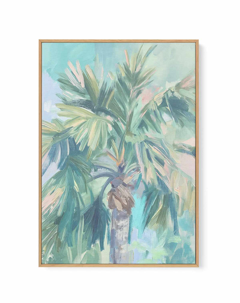 Calm Your Palm II | Framed Canvas Art Print