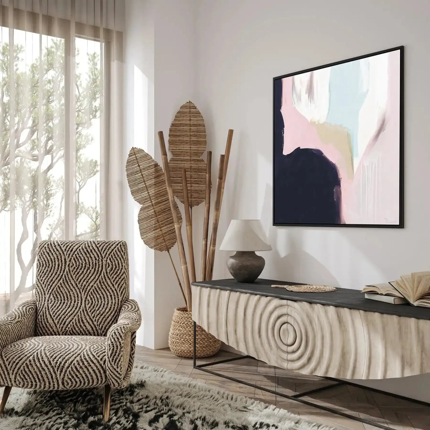 Calm by Dan Hobday | Framed Canvas-CANVAS-You can shop wall art online with Olive et Oriel for everything from abstract art to fun kids wall art. Our beautiful modern art prints and canvas art are available from large canvas prints to wall art paintings and our proudly Australian artwork collection offers only the highest quality framed large wall art and canvas art Australia - You can buy fashion photography prints or Hampton print posters and paintings on canvas from Olive et Oriel and have th