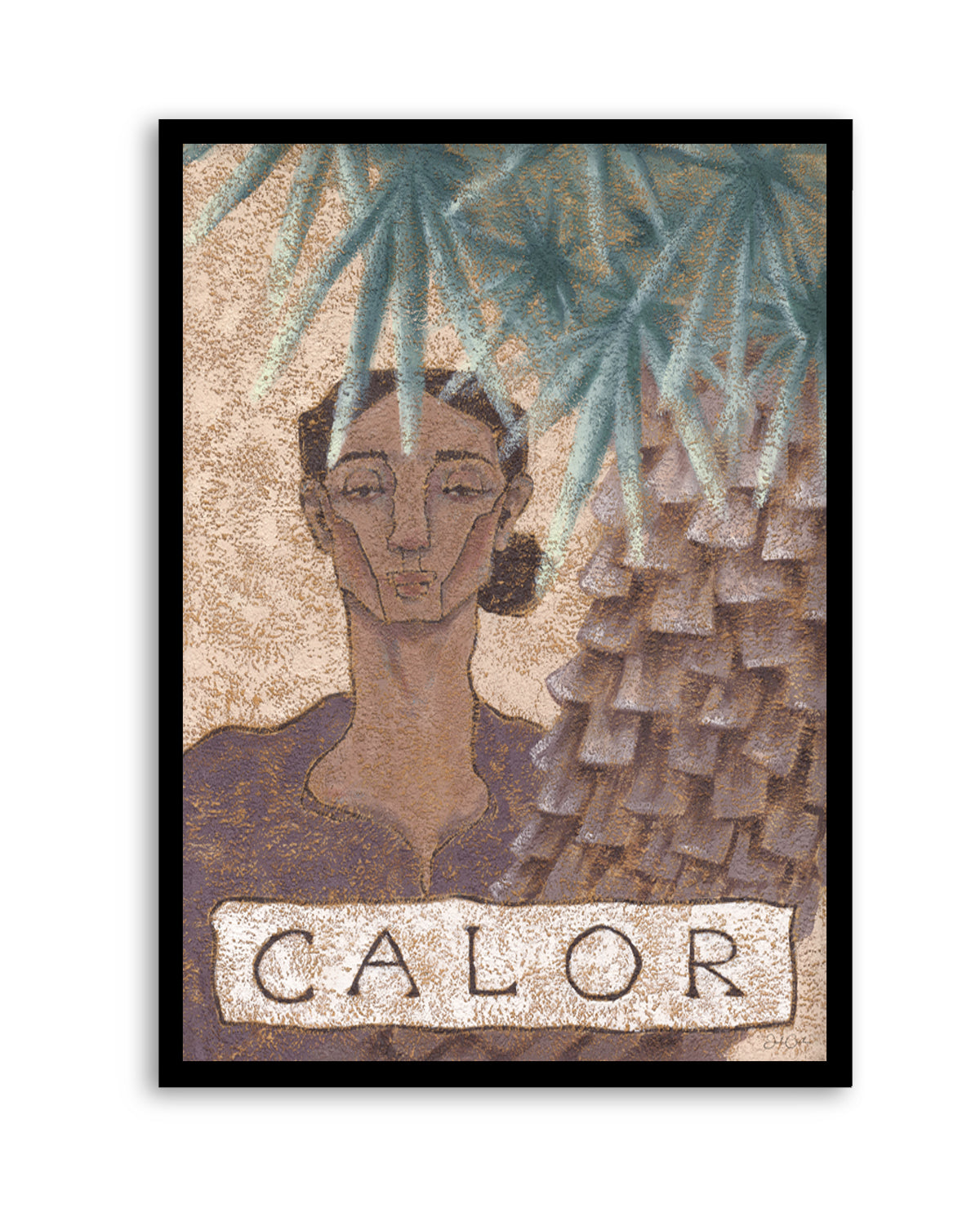Calor by Julie Celina | Art Print from Olive et Oriel where you can shop wallpaper and artworks online