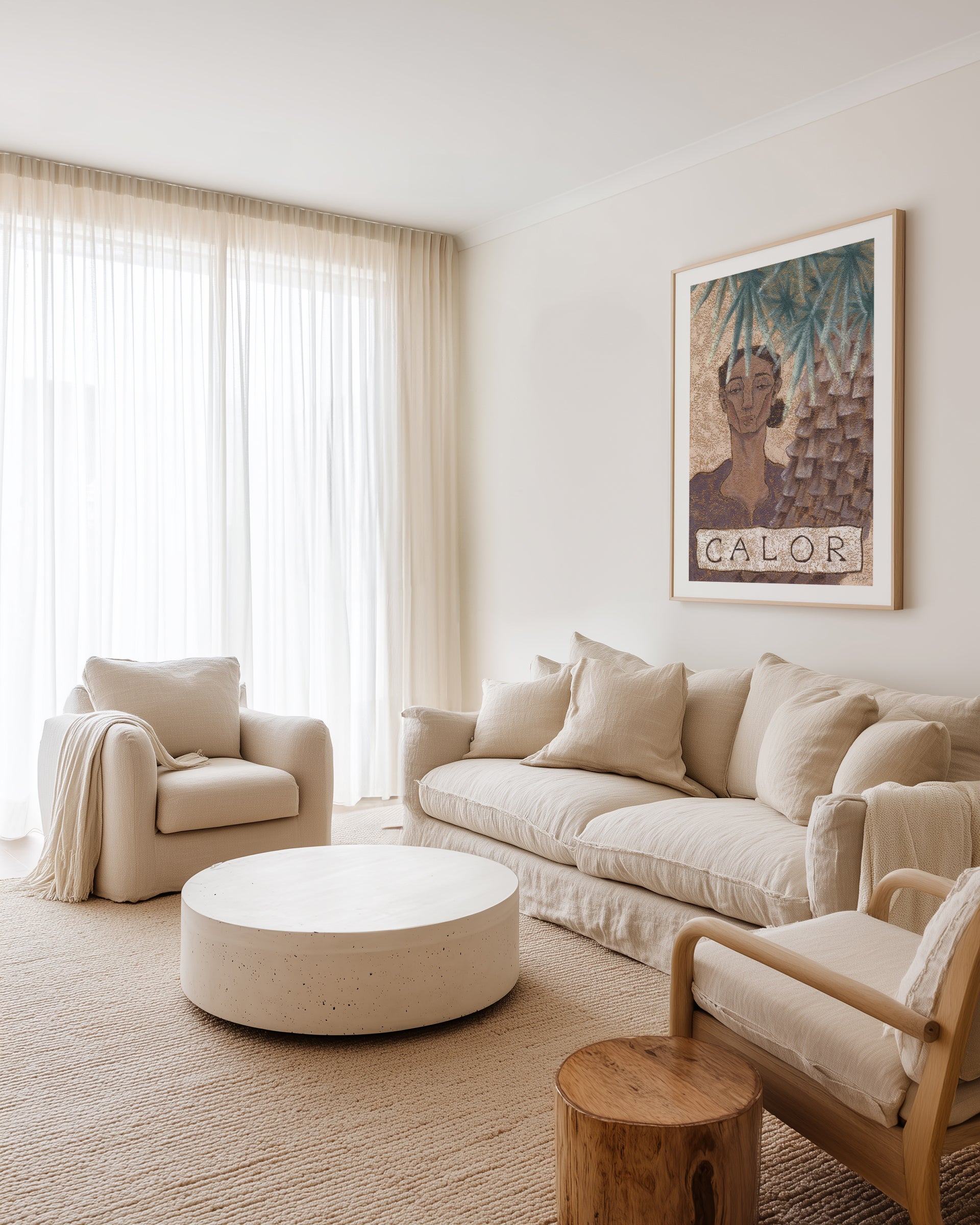 Calor by Julie Celina | Art Print from Olive et Oriel where you can shop wallpaper and artworks online