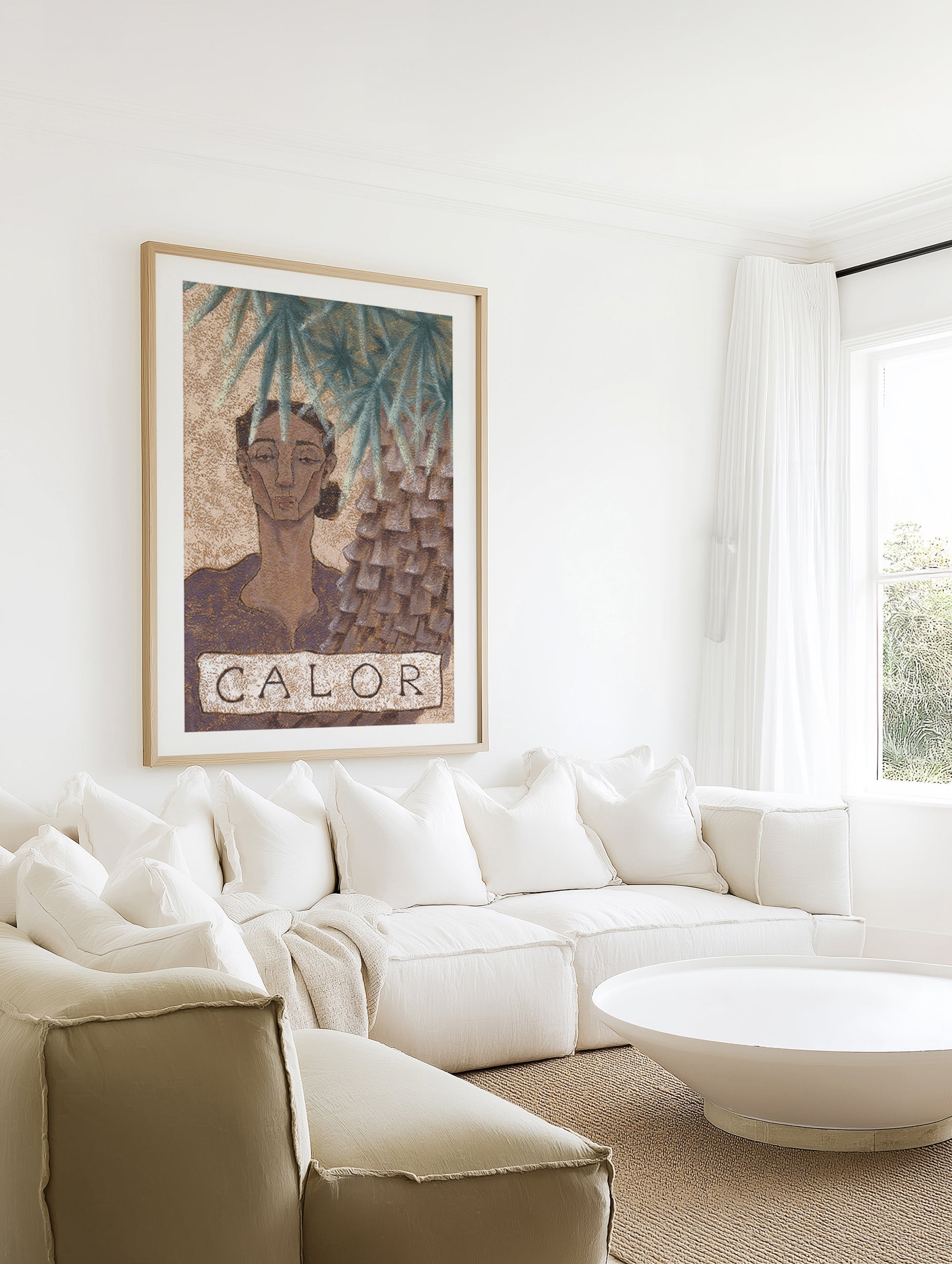 Calor by Julie Celina | Art Print from Olive et Oriel where you can shop wallpaper and artworks online
