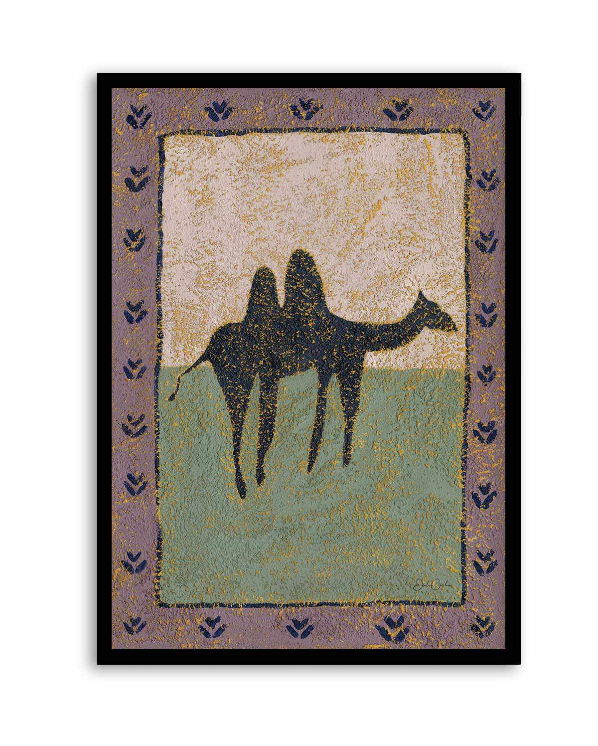 Camel In Lavender by Julie Celina | Art Print