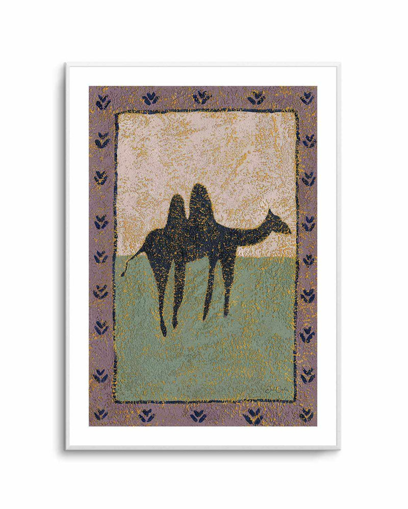 Camel In Lavender by Julie Celina | Art Print