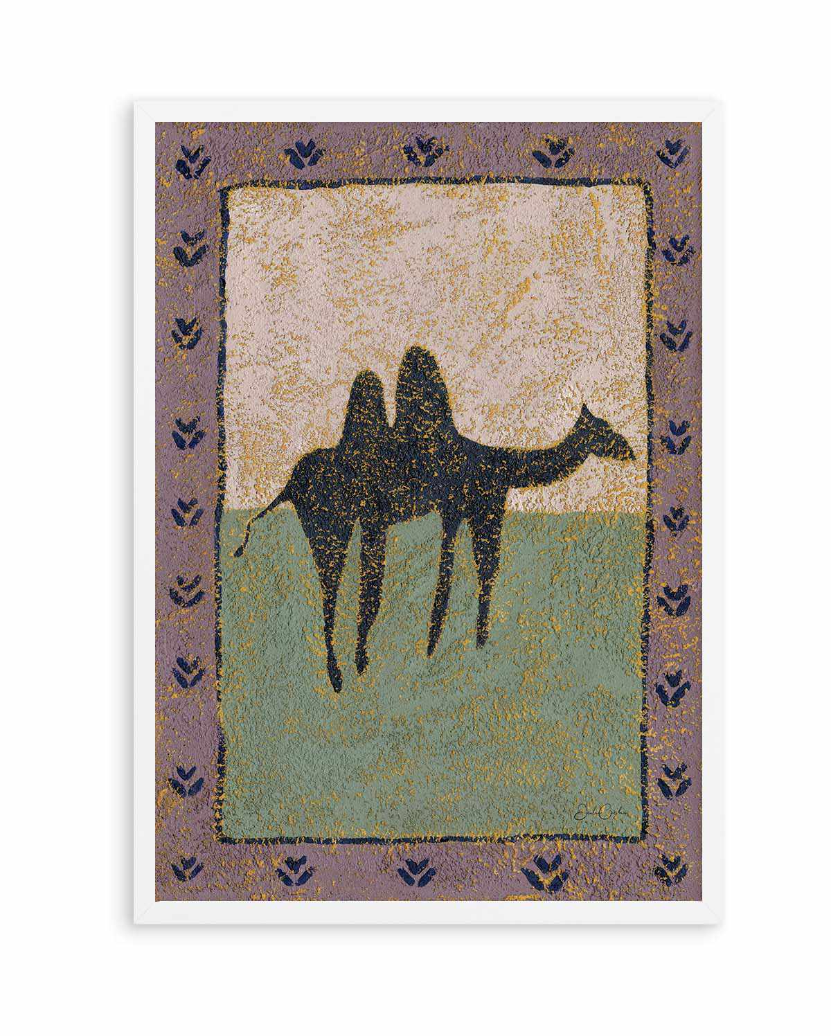 Camel In Lavender by Julie Celina | Art Print