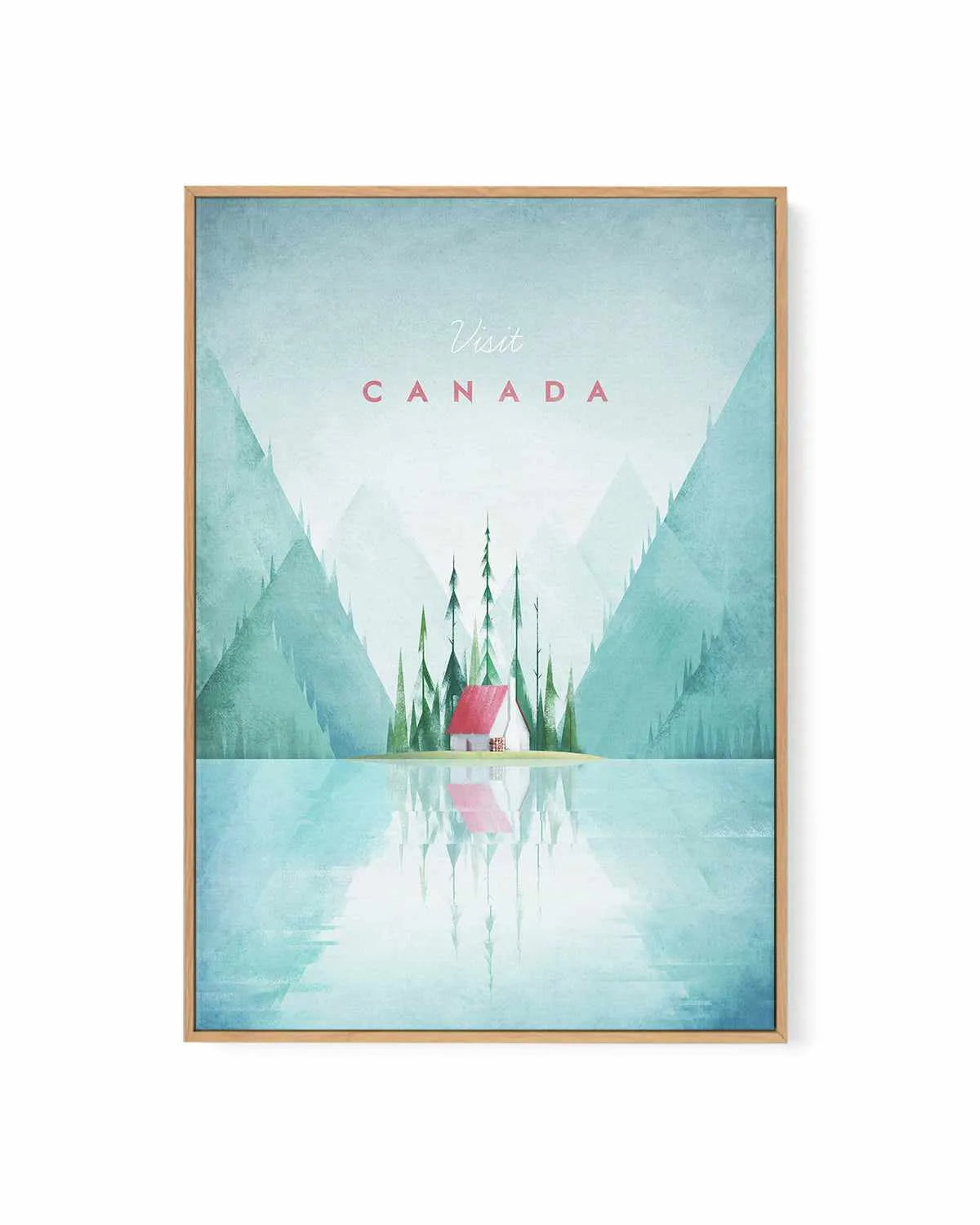 Canada by Henry Rivers | Framed Canvas Art Print from Olive et Oriel where you can shop wallpaper and artworks online