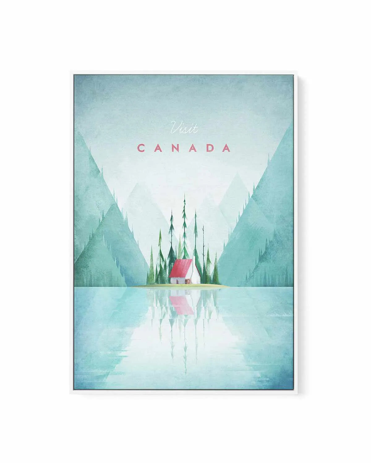 Canada by Henry Rivers | Framed Canvas Art Print from Olive et Oriel where you can shop wallpaper and artworks online