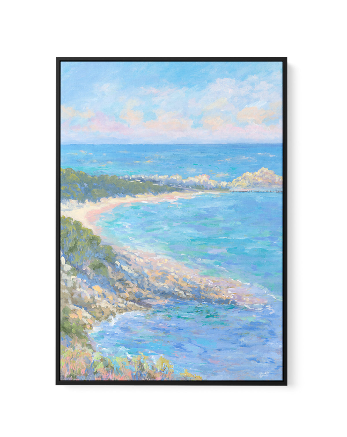 Canal Rocks at Yallingup by Meredith Howse | Framed Canvas Art Print