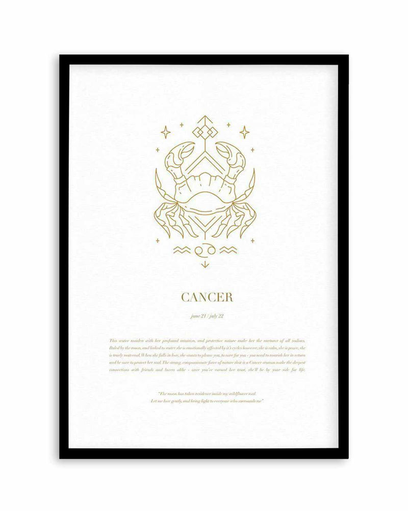 Cancer | Celestial Zodiac Art Print