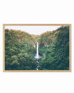 Cannabullen Waterfall Art Print