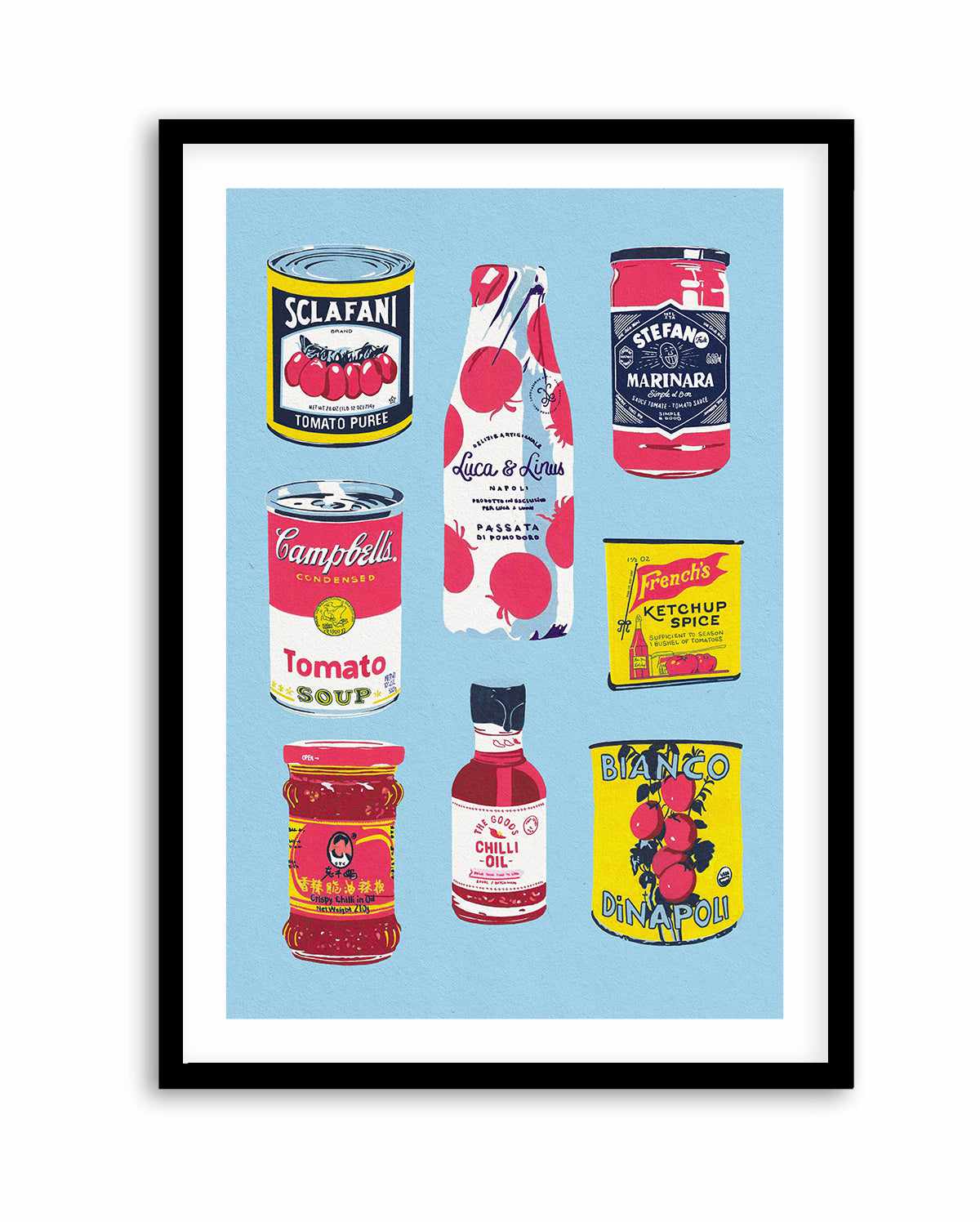 Canned Tomatoes By Studio Mandariini | Art Print