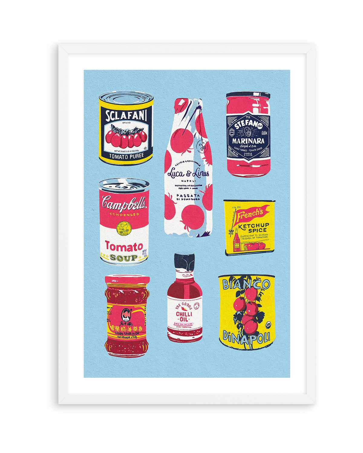 Canned Tomatoes By Studio Mandariini | Art Print