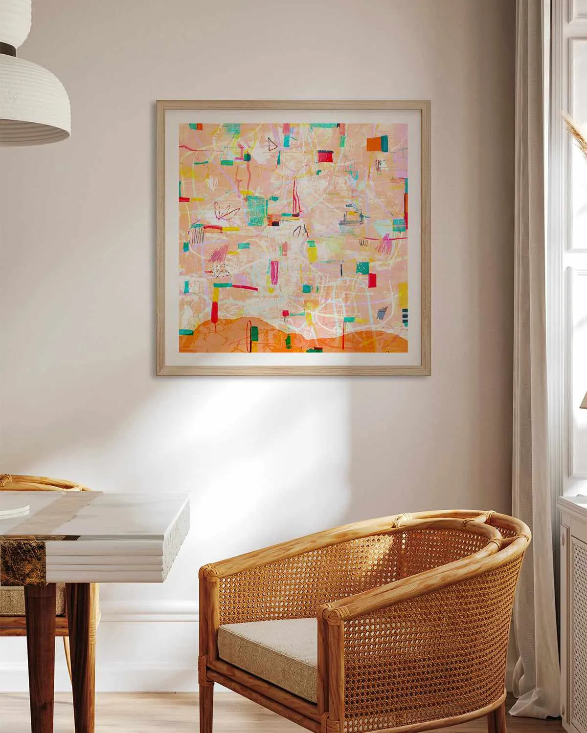 Cantaloupe by Antonia Tzenova Art Print from Olive et Oriel where you can shop wallpaper and artworks online