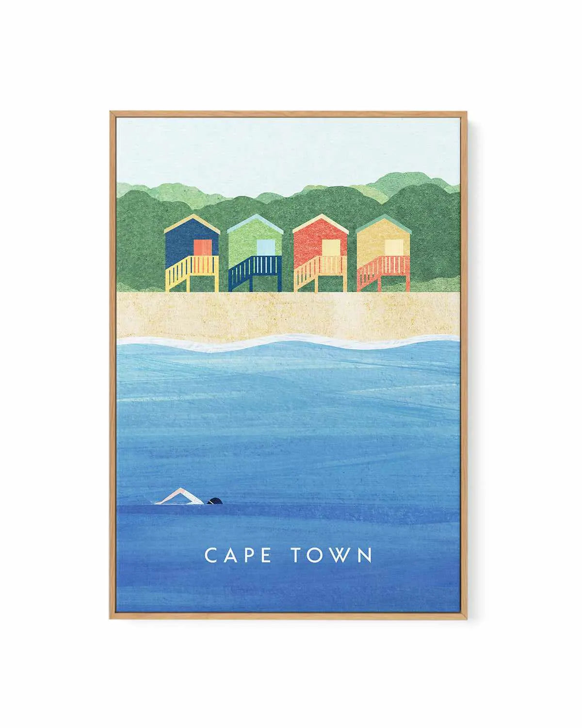 Cape Town by Henry Rivers | Framed Canvas Art Print from Olive et Oriel where you can shop wallpaper and artworks online