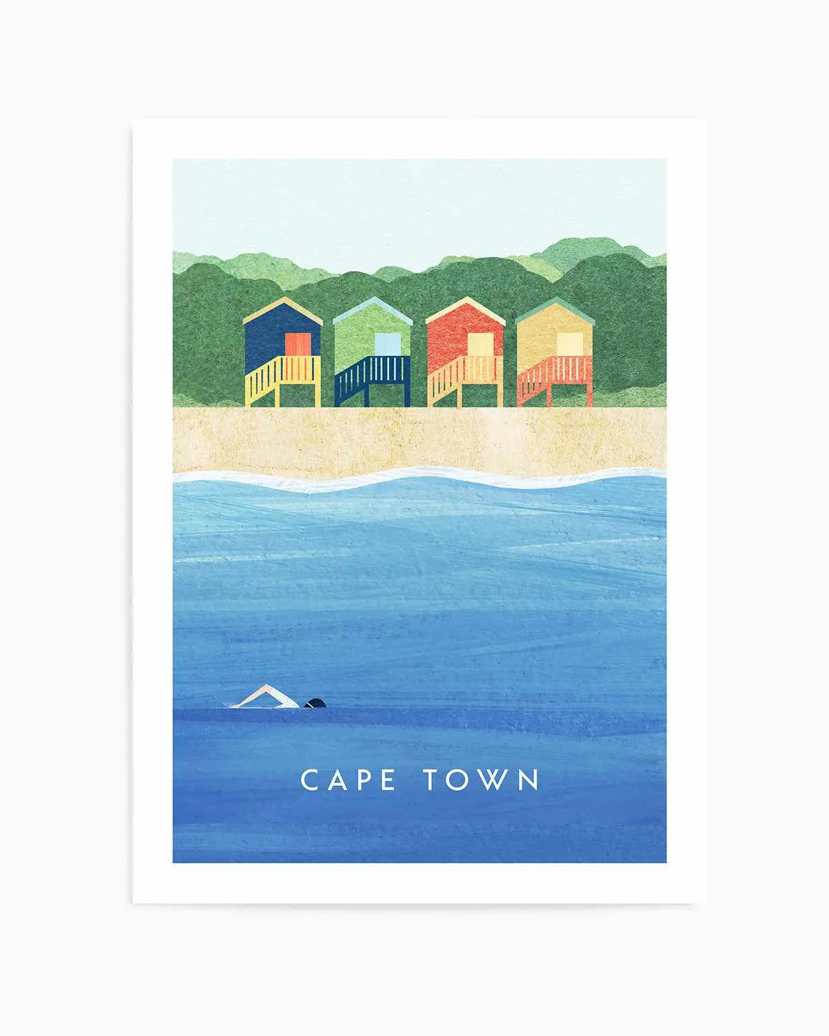 Cape Town by Henry Rivers Art Print from Olive et Oriel where you can shop wallpaper and artworks online