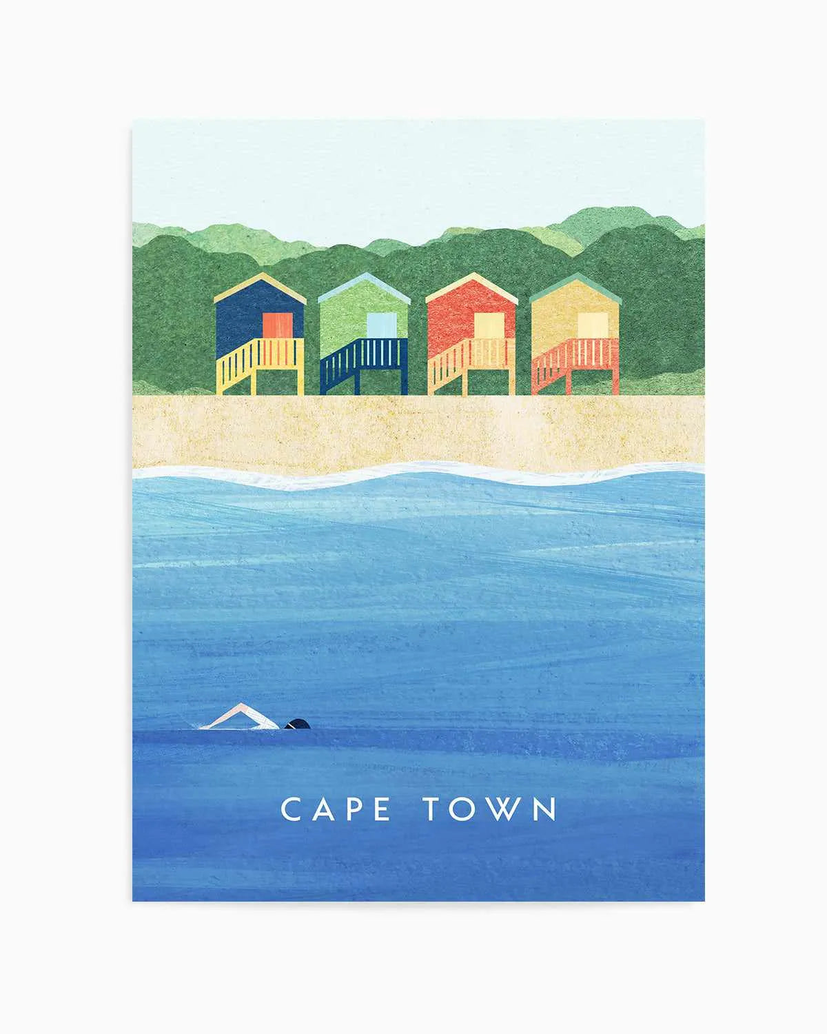 Cape Town by Henry Rivers Art Print from Olive et Oriel where you can shop wallpaper and artworks online