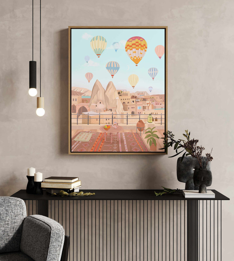 Cappadocia By Petra Lizde | Framed Canvas Art Print