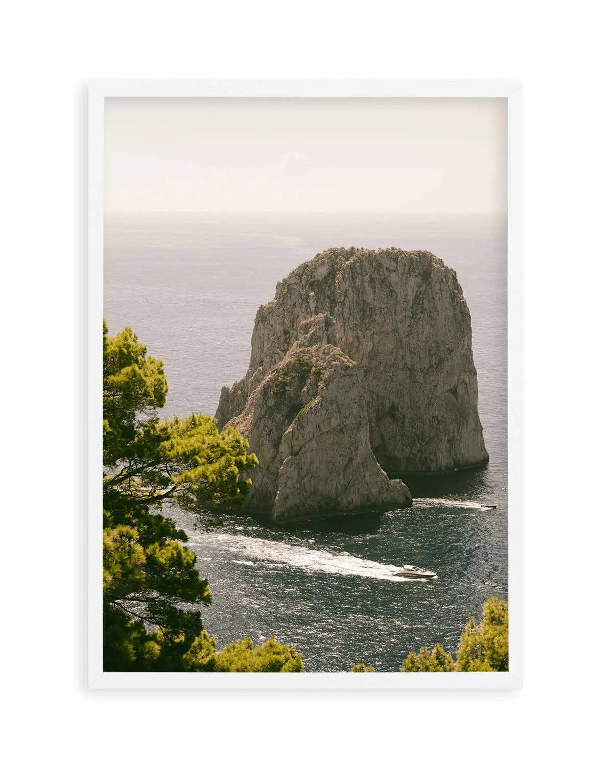 Capri 1992 Art Print from Olive et Oriel where you can shop wallpaper and artworks online