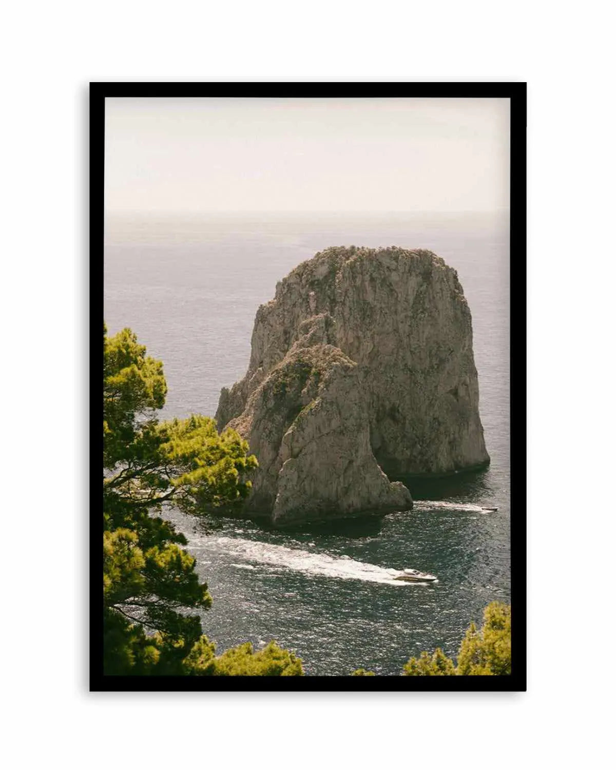 Capri 1992 Art Print from Olive et Oriel where you can shop wallpaper and artworks online