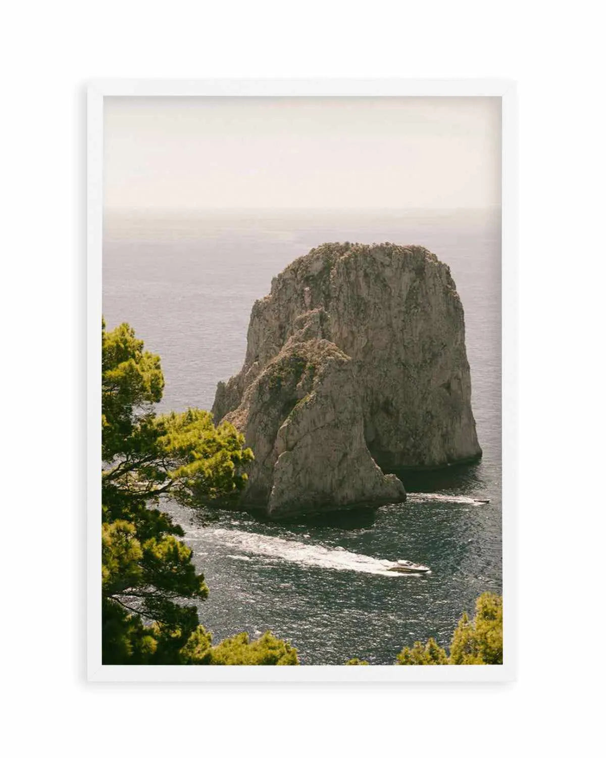 Capri 1992 Art Print from Olive et Oriel where you can shop wallpaper and artworks online