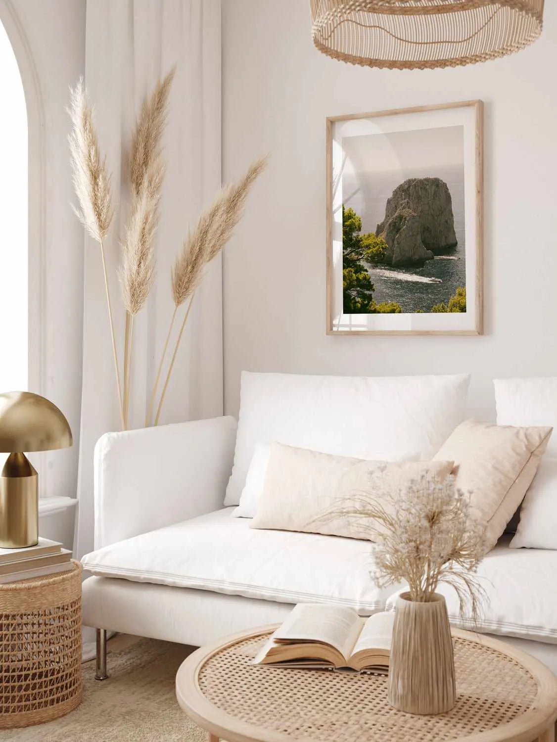 Capri 1992 Art Print from Olive et Oriel where you can shop wallpaper and artworks online