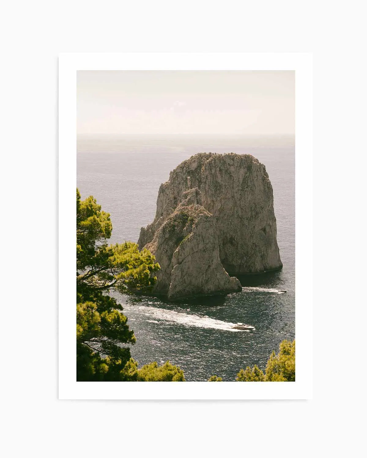 Capri 1992 Art Print from Olive et Oriel where you can shop wallpaper and artworks online