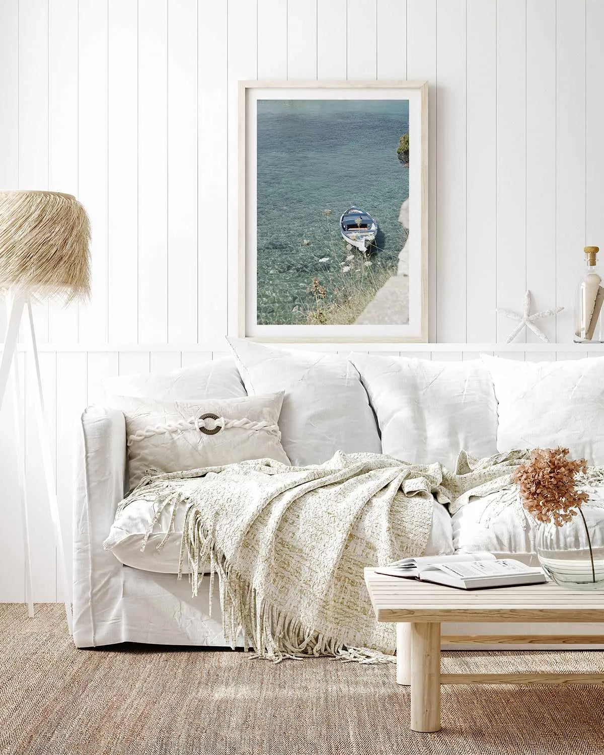 Capri Boat by Renee Rae Art Print from Olive et Oriel where you can shop wallpaper and artworks online