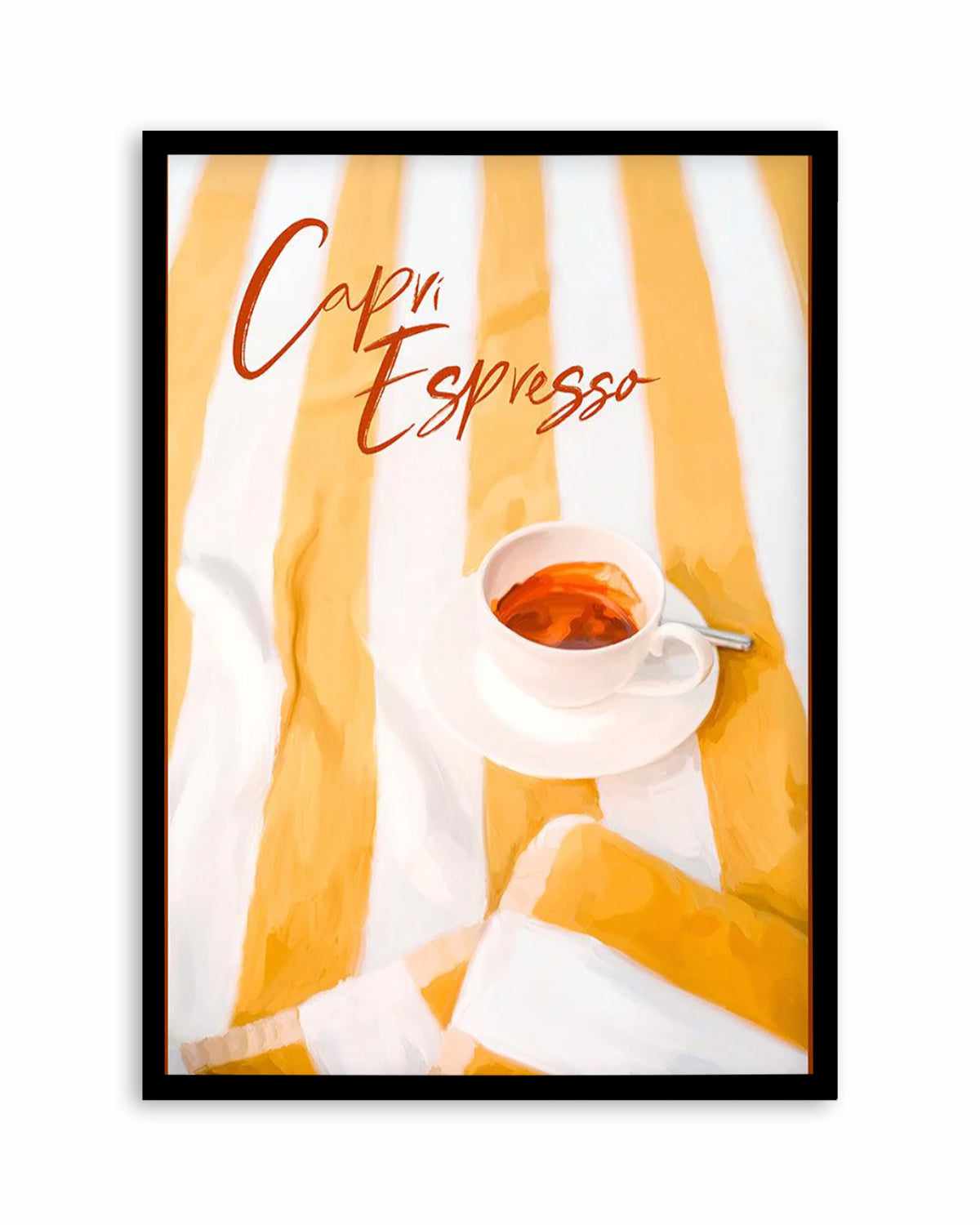 Capri Espresso Art Print