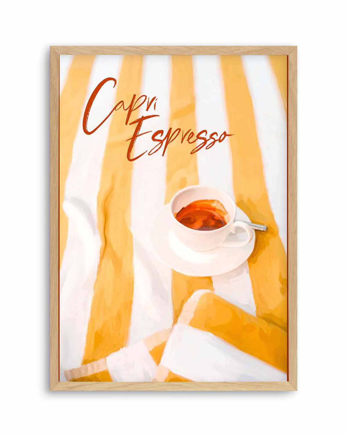 Capri Espresso Art Print