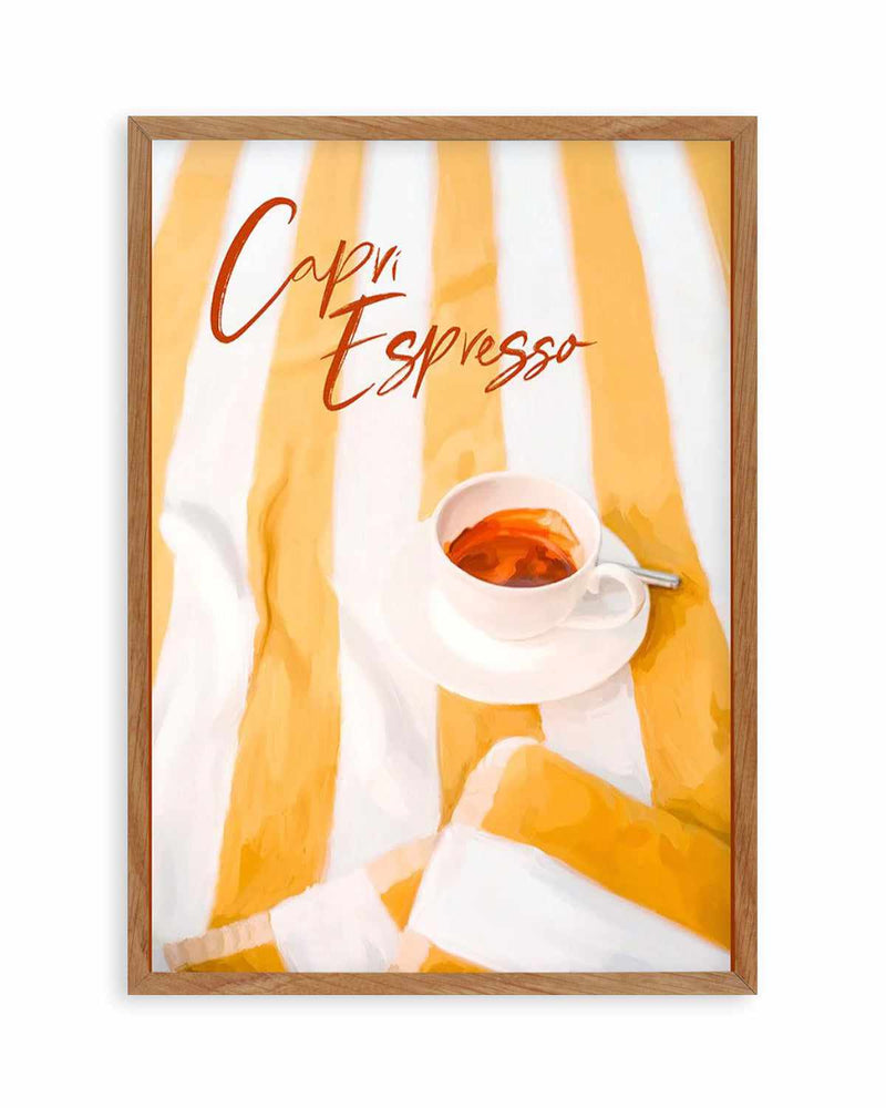 Capri Espresso Art Print