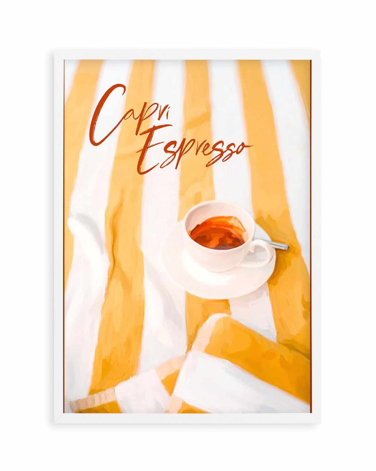 Capri Espresso Art Print