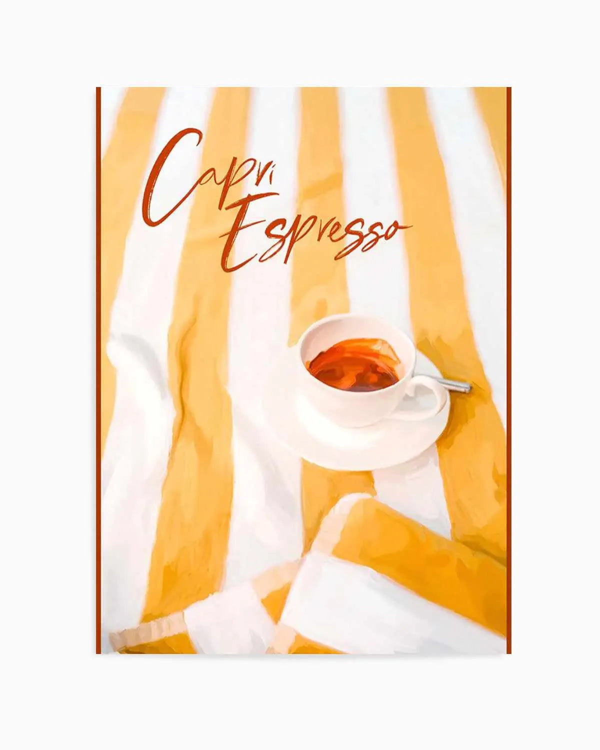 Capri Espresso Art Print from Olive et Oriel where you can shop wallpaper and artworks online