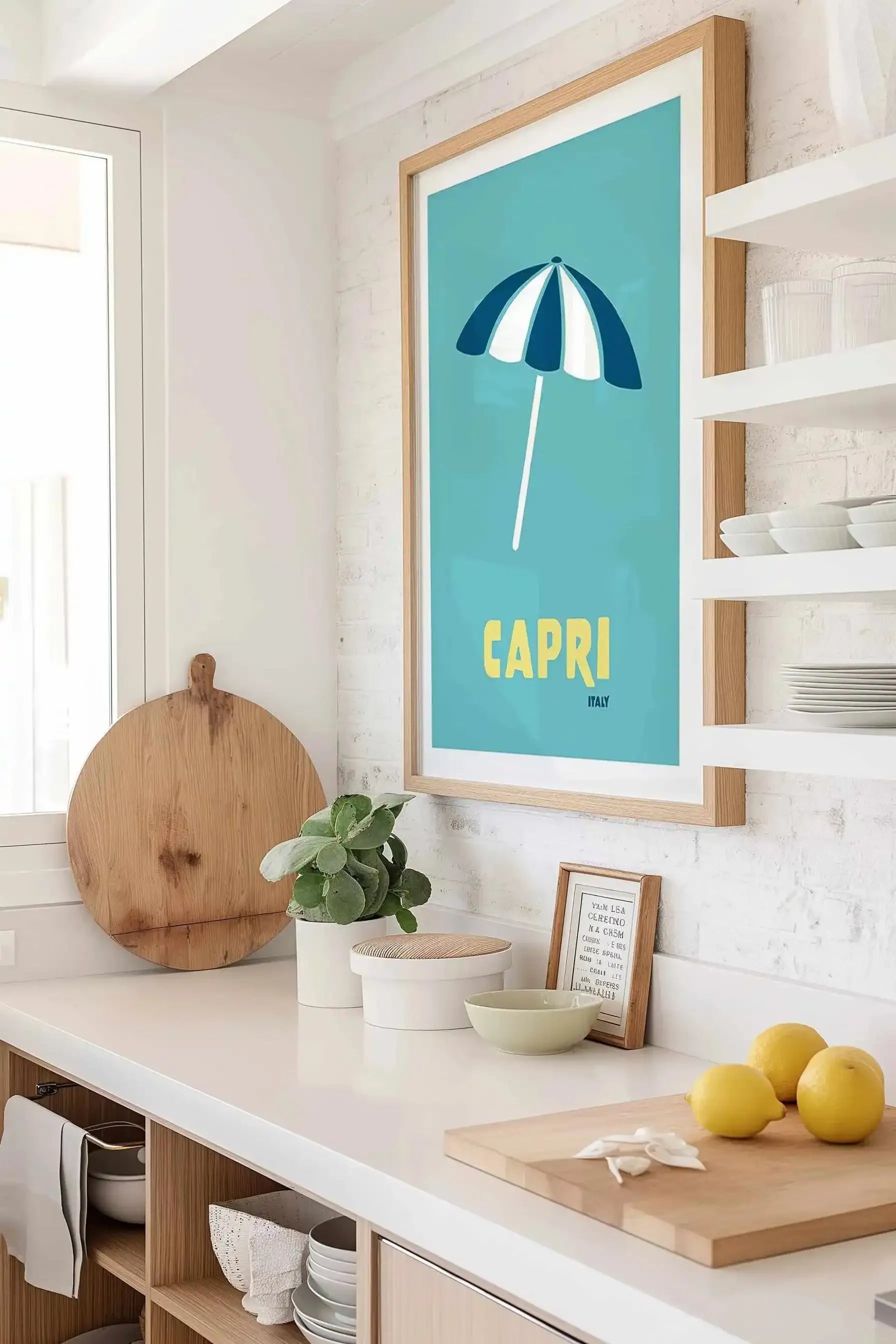 Capri, Italy Art Print from Olive et Oriel where you can shop wallpaper and artworks online