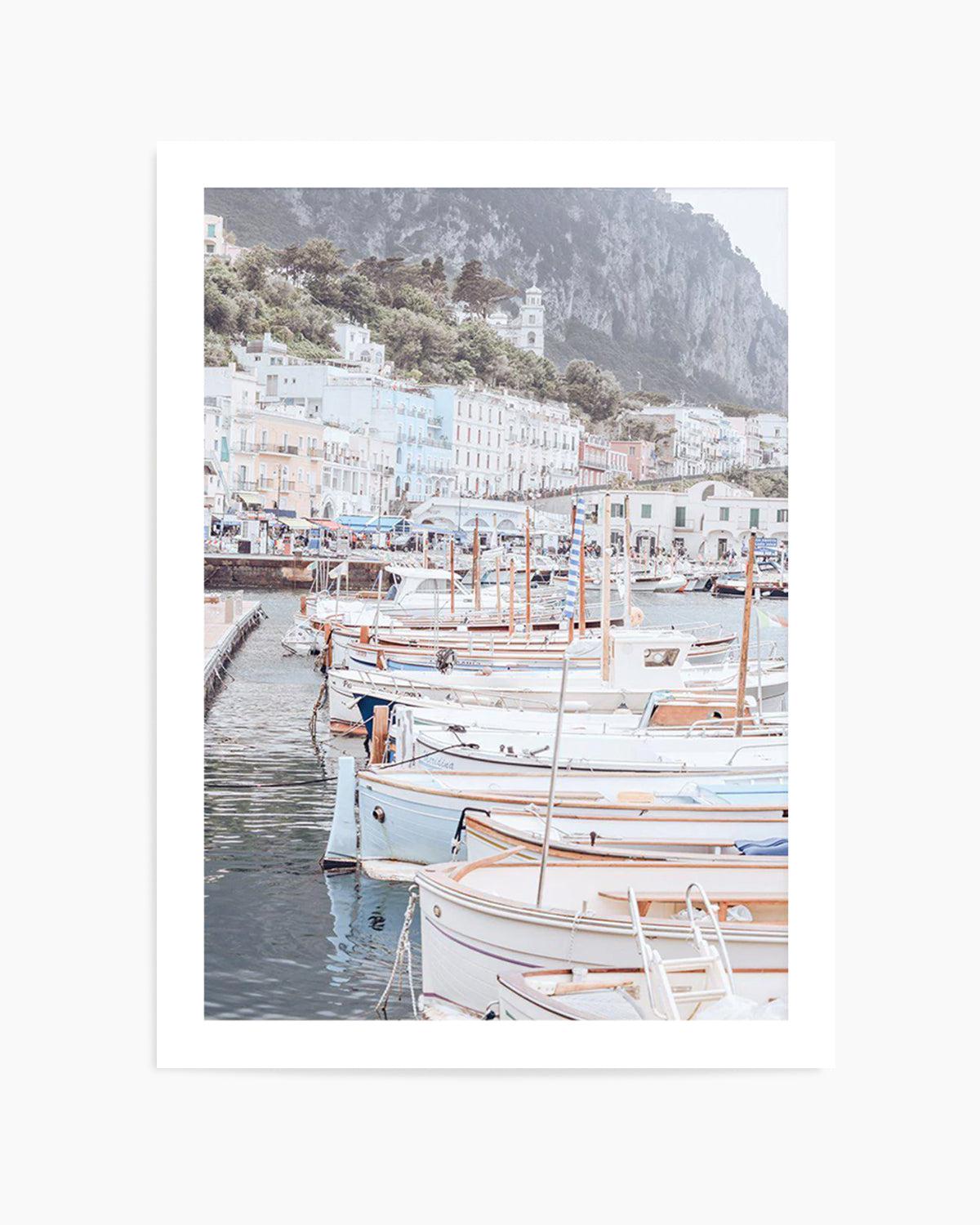 Capri Marina Art Print