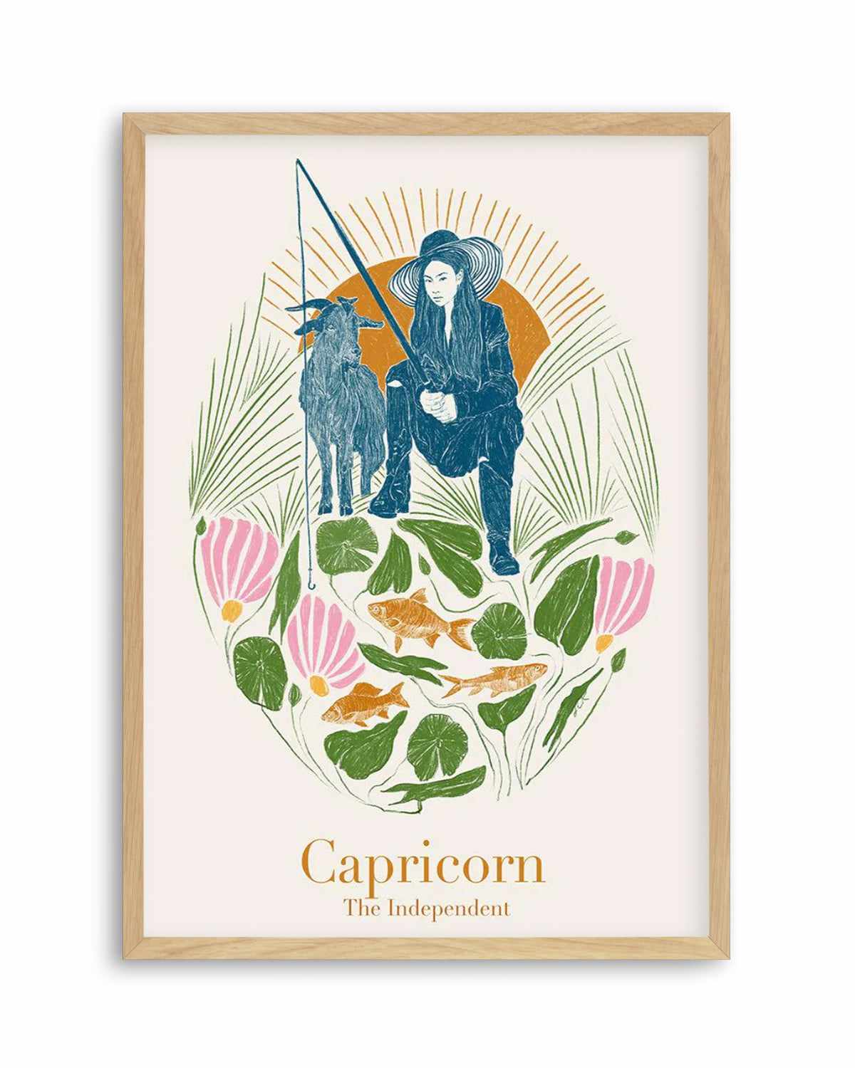 Capricorn By Jenny Liz Rome Art Print