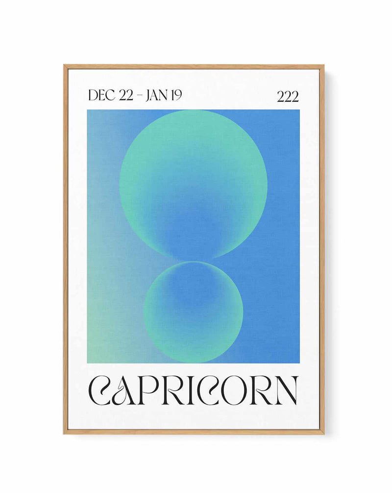 Capricorn by Valeria Castillo | Framed Canvas Art Print