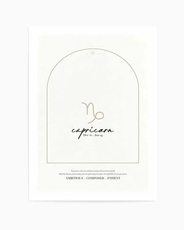 Capricorn Star Sign Art Print from Olive et Oriel where you can shop wallpaper and artworks online
