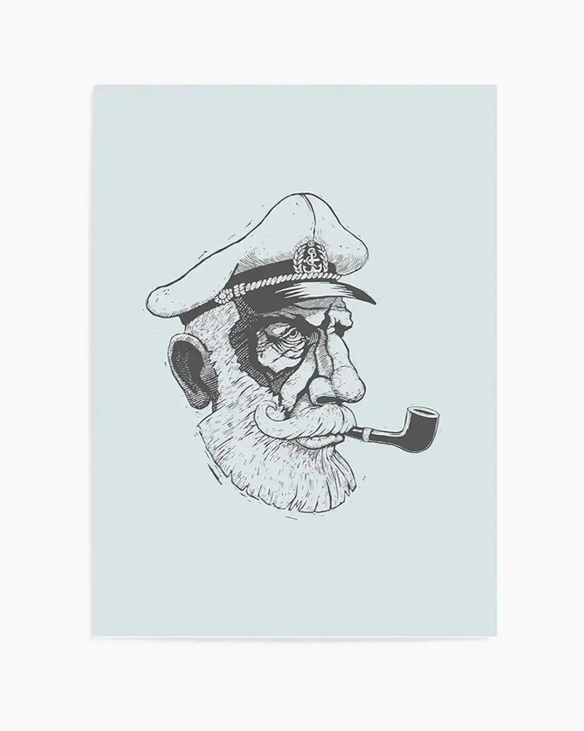 Captain | 2 Colour Options Art Print from Olive et Oriel where you can shop wallpaper and artworks online