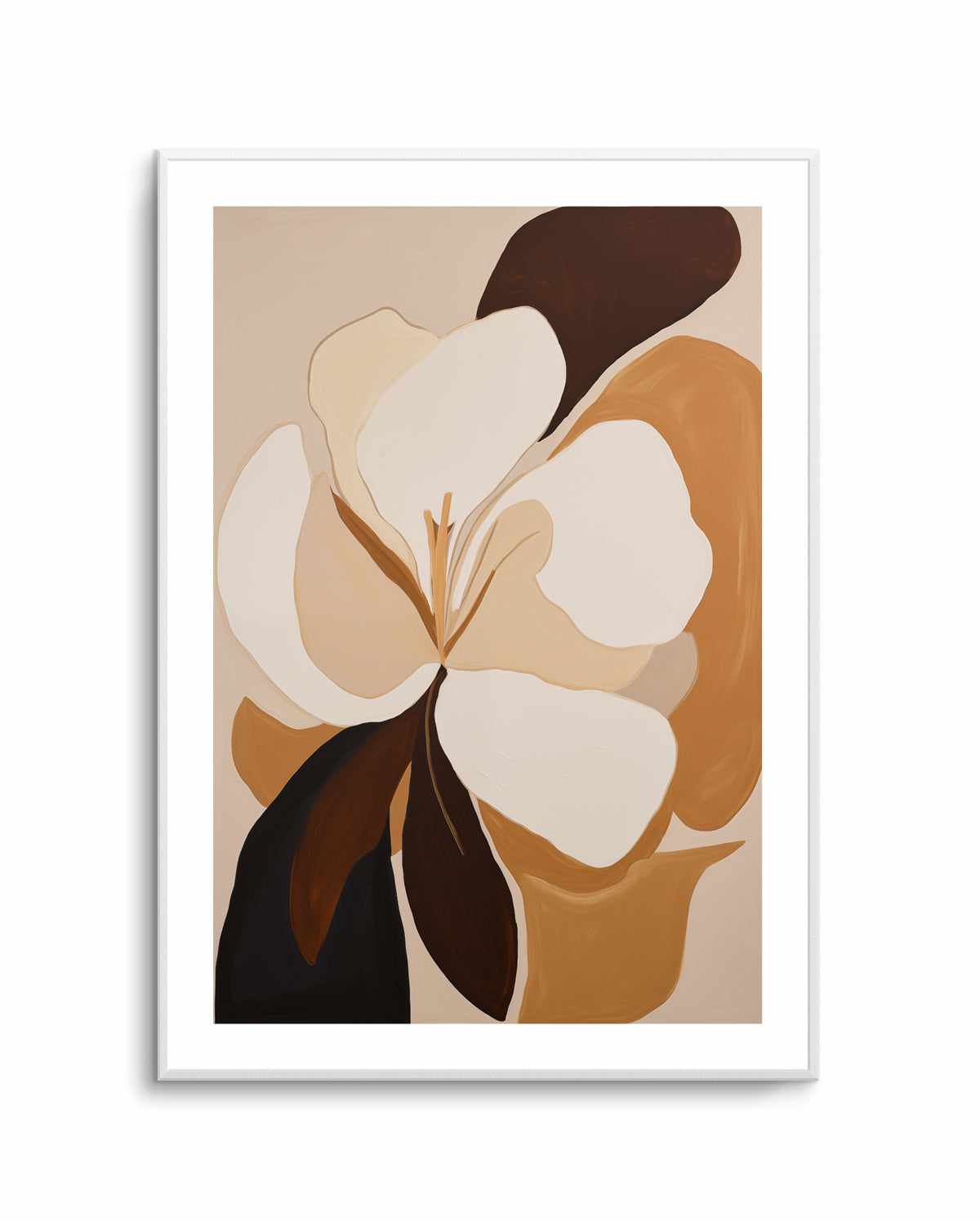 Caramel Flora II | Art Print