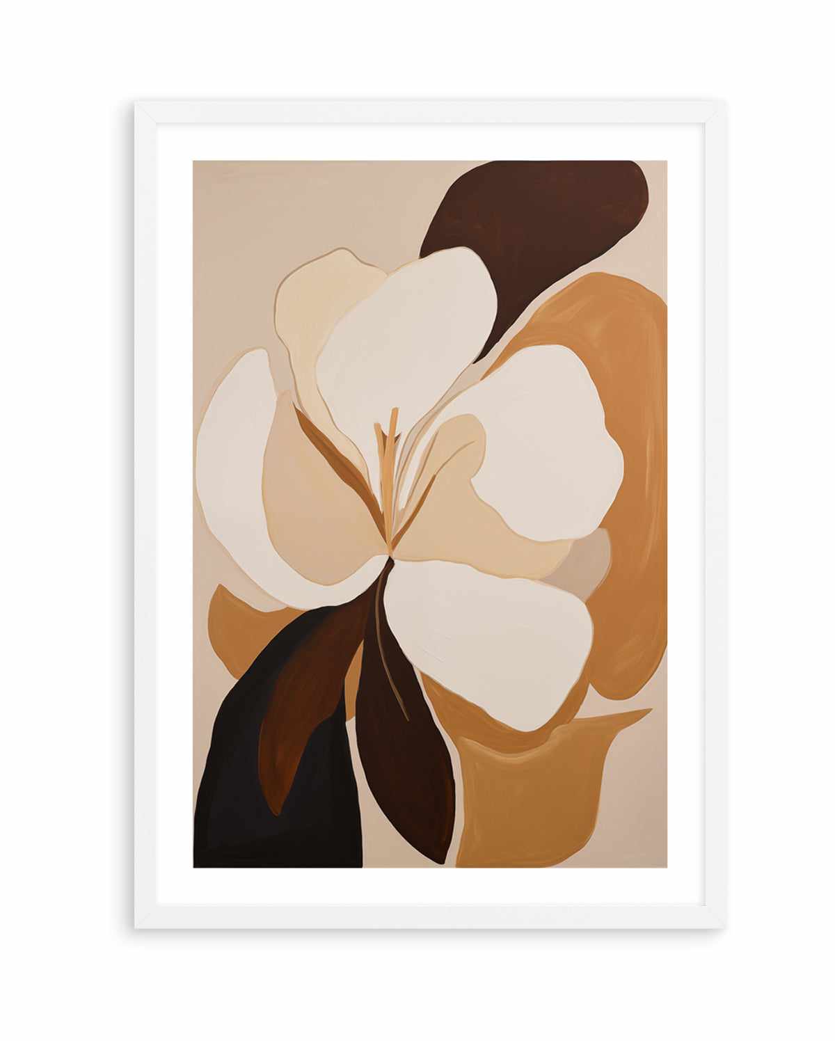 Caramel Flora II | Art Print